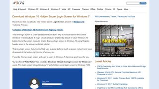
                            4. Download Windows 10 Hidden Secret Login Screen for Windows 7 ...