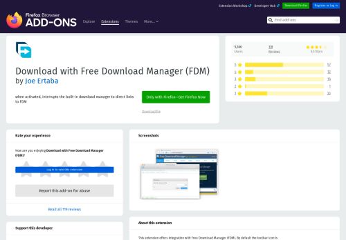 
                            9. Download with Free Download Manager (FDM) – Get this Extension ...