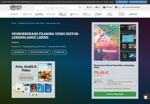 
                            12. Download Wondershare Filmora Video Editor - lebenslange Lizenz ...