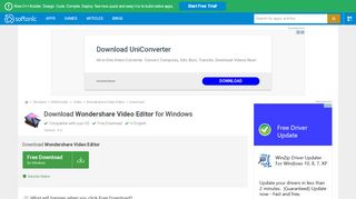 
                            8. Download Wondershare Video Editor - free - latest version