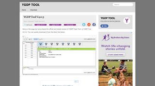 
                            4. Download YGDP Tool V4.0.3 - Official Website