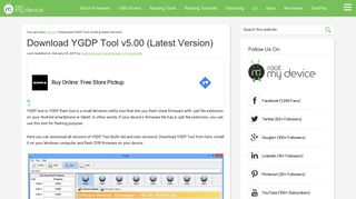 
                            7. Download YGDP Tool v5.00 (Latest Version) | Root My Device