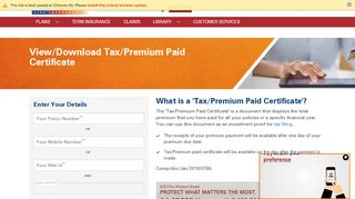 
                            7. Download your Premium Paid Certificate - ICICI Prudential
