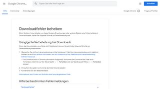 
                            5. Downloadfehler beheben - Google Chrome-Hilfe - Google Support