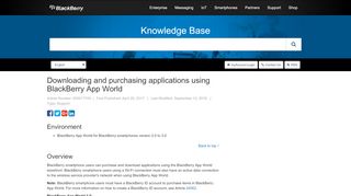 
                            5. Downloading and purchasing applications using BlackBerry App World