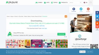 
                            6. Downloading Clip India Videos Status Friends Share ... - APKPure.com