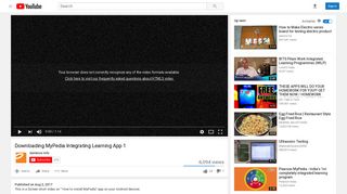 
                            6. Downloading MyPedia Integrating Learning App 1 - YouTube