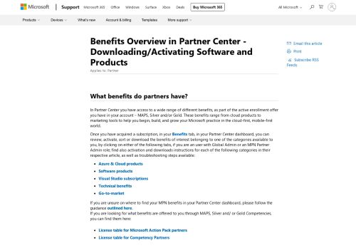 
                            5. Downloading software from the partner digital ... - Microsoft Support