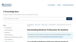 
                            9. Downloading Windows 10 Education for Students | Software Guides ...