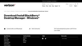 
                            6. Download/Install BlackBerry Desktop Manager - Windows | Verizon ...