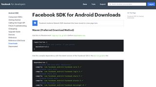 
                            6. Downloads - Android SDK - Facebook for Developers