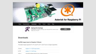 
                            2. Downloads | Asterisk for Raspberry Pi