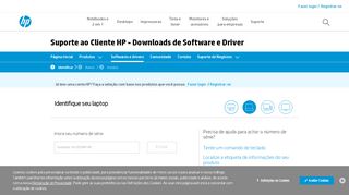 
                            12. Downloads de Softwares e Drivers para Laptops HP |Suporte ao ...