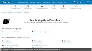 
                            2. Downloads | devolo GigaGate | devolo AG