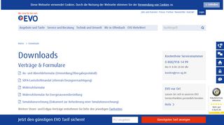 
                            5. Downloads - Energieversorgung Offenbach AG (EVO), Offenbach