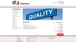 
                            5. Downloads - G4S Deposita