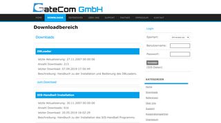 
                            6. Downloads - GateCom GmbH - Home