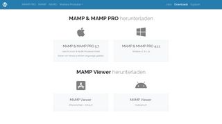 
                            3. Downloads - MAMP & MAMP PRO