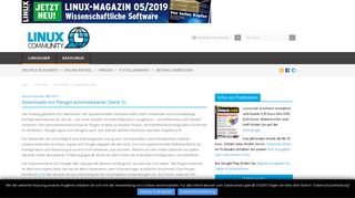 
                            12. Downloads mit Flexget automatisieren - Seite 3 von 3 - LinuxCommunity