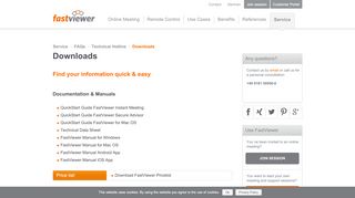 
                            9. Downloads ‹ Service ‹ FastViewer