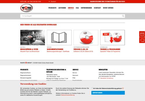 
                            3. Downloads - WOW! Würth Online World GmbH: Diagnosetechnik und ...