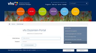 
                            1. Dozentenlogin | vhs Nördlicher Breisgau