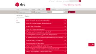 
                            12. DPD Ireland > Help > FAQ