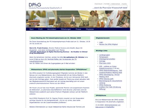 
                            4. DPhG: Deutsche Pharmazeutische Gesellschaft e.V.