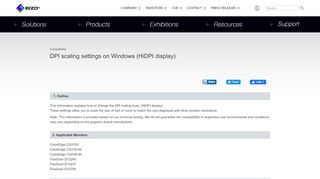 
                            10. DPI scaling settings on Windows (HiDPI display) | EIZO