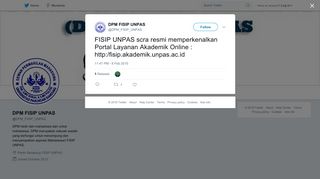 
                            11. DPM FISIP UNPAS on Twitter: 