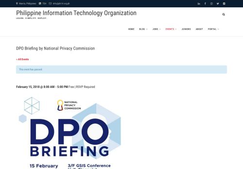 
                            13. DPO Briefing by National Privacy Commission | Philippine Information ...