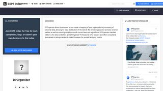 
                            2. DPOrganizer | GDPR Index
