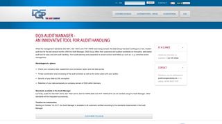 
                            2. DQS Audit Manager - MyDQS Customer Portal