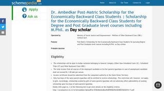 
                            12. Dr. Ambedkar Post-Metric Scholarship for EBC Students | Review ...