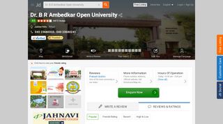 
                            13. Dr. B R Ambedkar Open University, Jubilee Hills - Doctor B R ... - Justdial