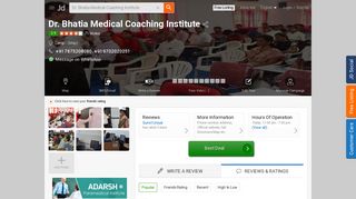 
                            7. Dr. Bhatia Medical Coaching Institute, Camp - D B M C I Centre ...