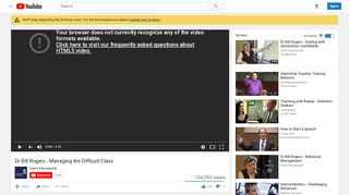 
                            13. Dr Bill Rogers - Managing the Difficult Class - YouTube