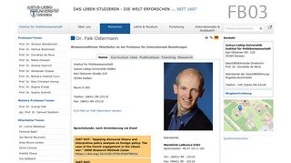 
                            9. Dr. Falk Ostermann — Institut für Politikwissenschaft