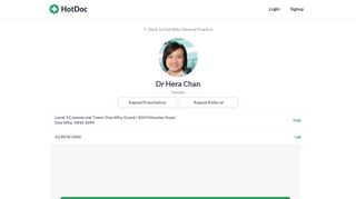 
                            11. Dr Hera Chan - Dee Why General Practice - Book Online with HotDoc