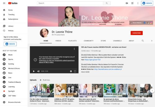 
                            3. Dr. Leonie Thöne - YouTube