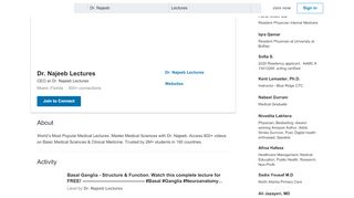 
                            13. Dr. Najeeb Lectures - LinkedIn