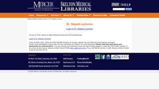 
                            5. Dr. Najeeb Lectures - Skelton Medical Libraries - Mercer University