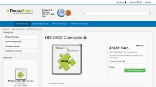 
                            11. DR-OXID Connector - DreamRobot Shop - EAN-Software