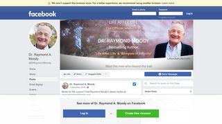 
                            9. Dr. Raymond A. Moody - Posts | Facebook