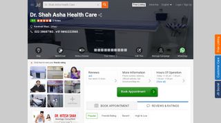 
                            11. Dr. Shah Asha Health Care, Kandivali West - Urologist Doctors in ...