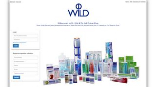 
                            1. Dr. Wild & Co. AG Online-Shop