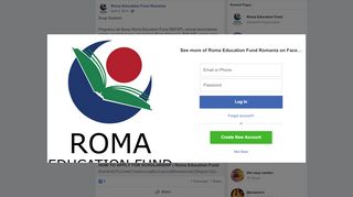 
                            8. Dragi Studenti, Programul de Burse... - Roma Education Fund ...