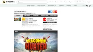 
                            10. Dragomon Hunter for PC Reviews - Metacritic