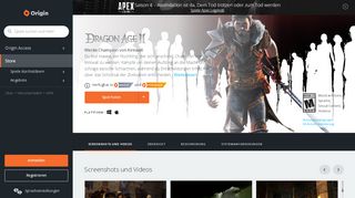 
                            7. Dragon Age™ II für PC/Mac | Origin