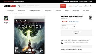 
                            11. Dragon Age Inquisition for PlayStation 3 | GameStop